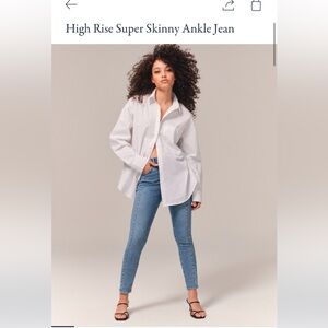 High Rise Super Skinny Ankle Jean